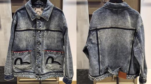 EVISU 男 牛仔夹克 2ESHTM5DJ1043RXINDM 商品图0