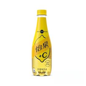 怡泉 添加小苏打柠檬味苏打水汽水 400ml/瓶