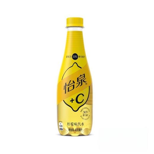 怡泉 添加小苏打柠檬味苏打水汽水 400ml/瓶 商品图0