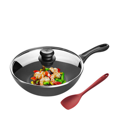 双立人 Motion L中式炒锅30cm+硅胶铲66631-300-912 商品图1