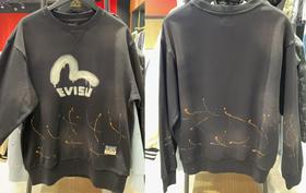 EVISU 男 卫衣 2ESHTM5SW1135RXBLKX