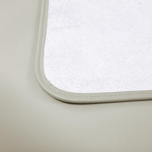 多喜爱 素色牛皮席-未央（卡其灰）席子 A类品质 植物鞣制 三峡牛皮 头层牛皮 58道工序 整张牛皮 包边工艺 商品图4