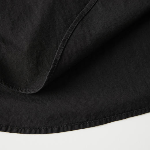 ROMI STUDIO原生肌理感极简黑翻领衬衣RWCSSJ2153 商品图4