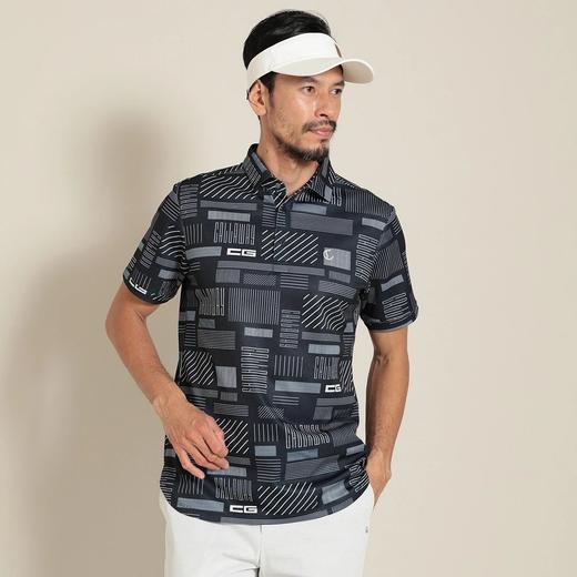 CALLAWAY GOLF 高尔夫 男士 几何印刷C/G JACQUARD短袖衬衫 商品图0