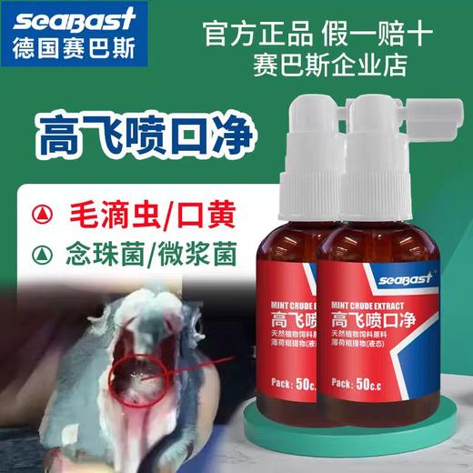 【高飞喷口净】50ml 毛滴虫、念珠菌、微浆菌（赛巴斯） 商品图0