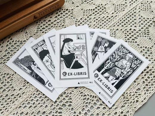 【师大藏书票】可选 穆夏藏书票/独乐园图大宋之变藏书票/比亚兹莱插画系列藏书票 商品图9