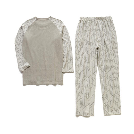 【断码清仓】素道有机彩棉 情侣保暖套装 男女针织纯棉内衣长袖  商品图4