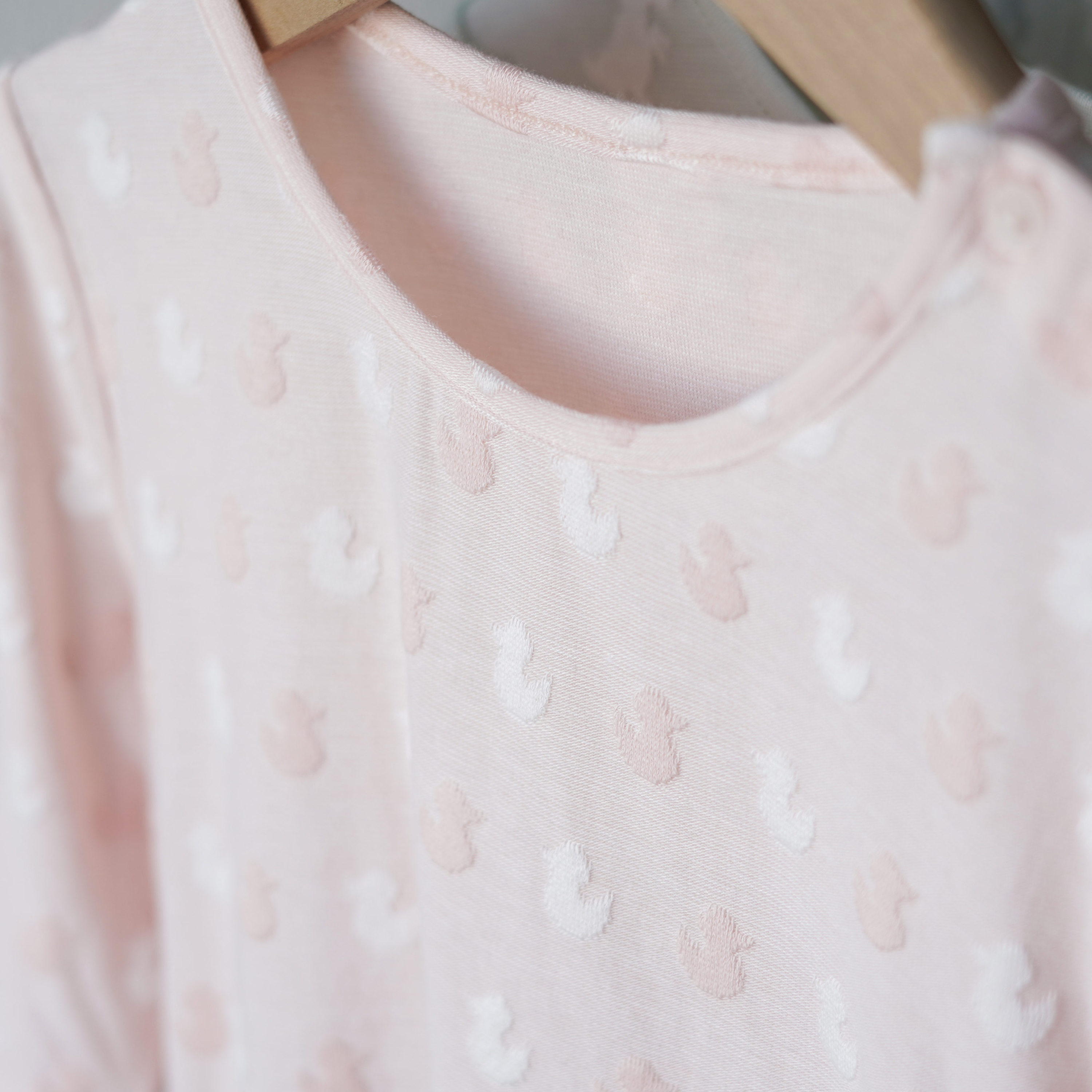 【竹棉立体提花】韩国moimoi  {7分套} 末一末一春夏儿童家居服儿童睡衣套装