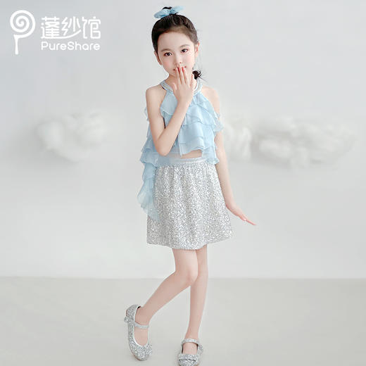 碧波挂脖上衣 星落半裙 商品图1