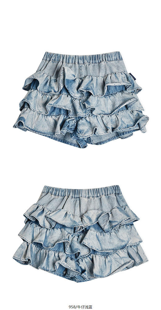 jnby   25年夏款  牛仔短裤  YP5E10030 商品图7