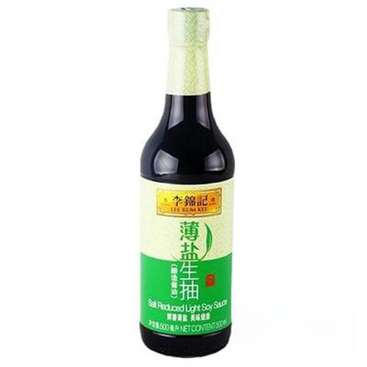 李锦记 薄盐生抽酿造酱油 500ml/瓶 商品图0