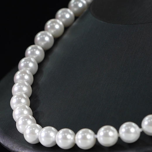 心选丨天然母贝珍珠➕925银 珍珠耳钉 夏天的梦中情链 谁戴谁仙 商品图5