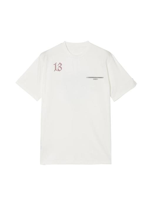 日系原单 高尔夫男士 NO.13铆钉短袖T恤 骷髅头印花 宽松纯棉 商品图0