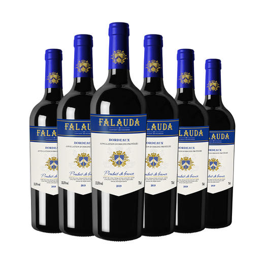 法国进口波尔多AOP法雀传奇珍藏干红葡萄酒750ml*6瓶加赠海马刀 商品图0