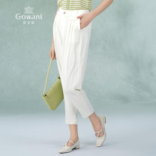 乔万尼夏季新款休闲裤哈伦裤显瘦遮肉长裤EI2F807 商品图1