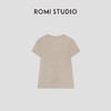 ROMI STUDIO进口亚麻棉混纺环保原色花纱圆领短袖T恤 RWCSSD2024【发货时效25天】 商品缩略图1