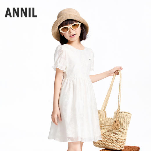 【实体店同款】女童短袖连衣裙夏季新款安奈儿童装AG523638 商品图1