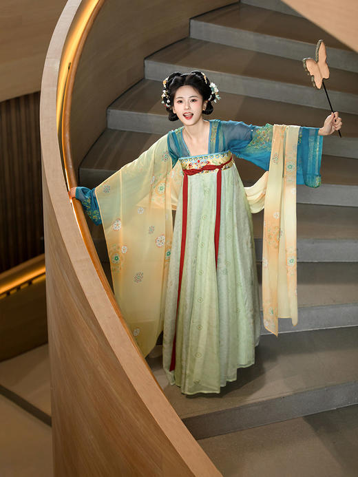 【重回汉唐春辰锦】正品原创唐制复原齐胸衫裙襦裙披帛汉服女装 商品图1