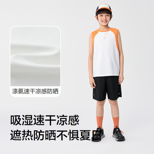 【商场同款】巴拉巴拉儿童背心套装男童两件套2025款童装无袖速干 商品图3