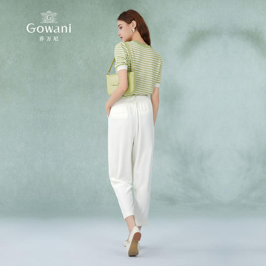 乔万尼夏季新款休闲裤哈伦裤显瘦遮肉长裤EI2F807 商品图4