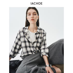 棉仓3621504002-IACHOE格子衬衫