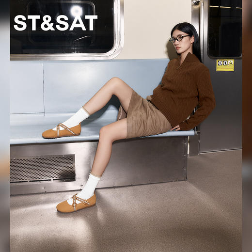 星期六舒适圆头交叉绊带勃肯鞋SSD1111025 商品图4