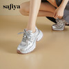Safiya/索菲娅2025透气网面烫钻时尚百搭厚底休闲增高老爹鞋 SFD3112423 商品缩略图3