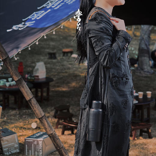 学古传家壶·迷你全手工真皮壶套KOL保护套便携户外 套组 商品图8