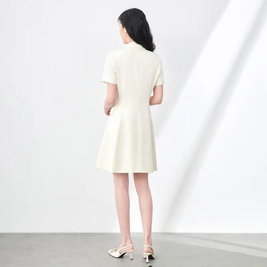 【高货wl】全新升级【铂金会员330/天猫449/差价119】(00555)洛诗琳高级感气质通勤翻领双排扣西装裙职业收腰显瘦裙子女 商品图2