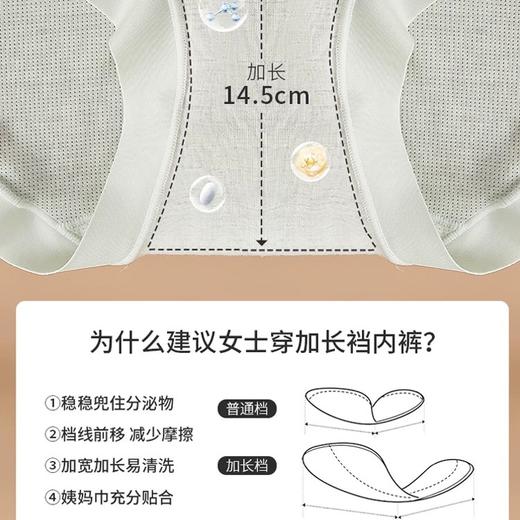 【新品内裤3条装】夏日透气王中腰速干内裤 10A 级抗菌 空气微孔净味 中腰设计解锁夏日无痕清凉【私密用品，非质量原因不支持退换】 商品图2