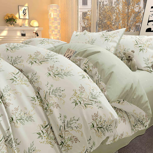 【多样屋专柜】多样屋仙语草玲-全棉四件套春夏轻薄/200*230cm 商品图1