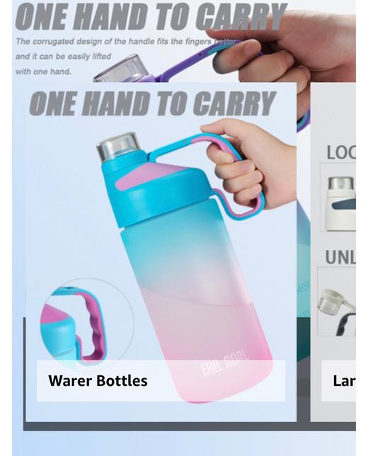 直发 EAIL GORL高能运动水杯正品出美国🇺🇸亚马逊订单～【1815ml】 商品图2