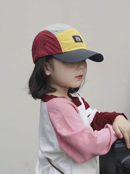 【西蒙日记拼色五片鸭舌帽】✅可调节防风绳设计，男女同款，适配多种头围 ✅❗️❗️ 带娃出门必备防晒装备，防晒界的天花板！ ✅超多款式，超多颜色，全家出游一站式搞定 商品图4