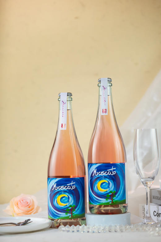月下甜甜桃红微起泡葡萄酒 商品图2
