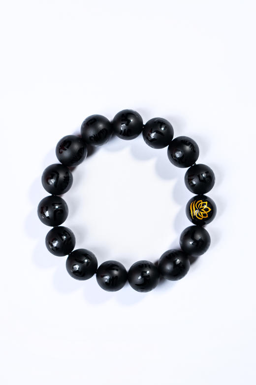 黑曜石真言手串 商品图0