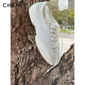 尘衣｜25春夏老钱镂空芭蕾德训鞋