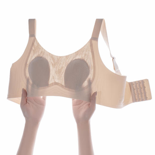 连绵· 兔耳杯透气提花大胸内衣 8116（B-D） 商品图1