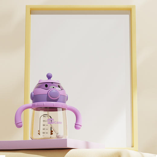 【学喝水，一吸就会】伊斯卡尔儿童吸管杯 宝宝学饮水杯 直饮水 喝水 喝奶 杯子 一到两岁以上 商品图3