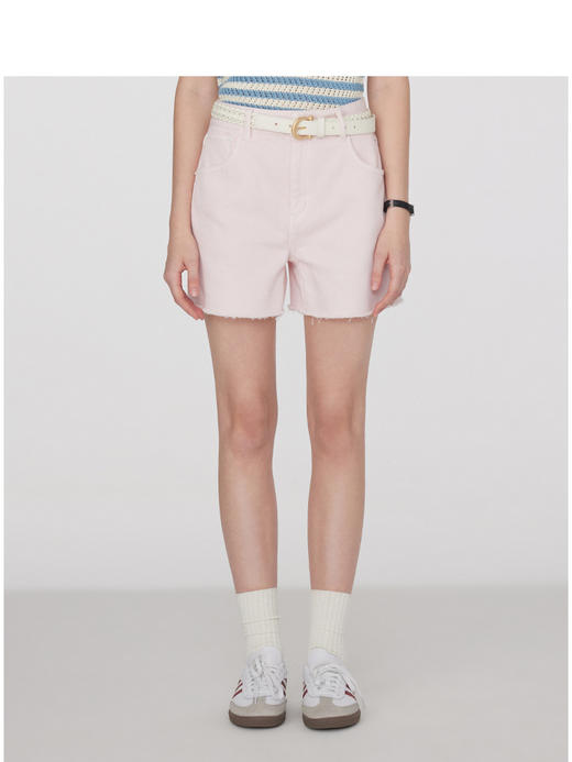Teenie Weenie小熊卡通牛仔短裤女夏季女牛仔裤TTTF252501W 商品图2