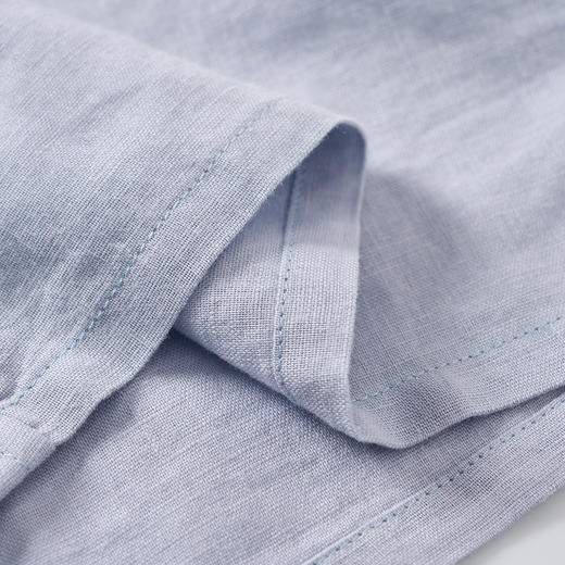 【衬衫】棉麻翻领短袖衬衫 1P2111302 商品图3