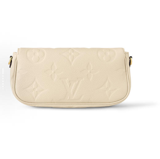 顶级免税版 VIP专柜体验 收到即官网同样 LV IVY 全皮压花 很自然的奶油白 夏天百搭不挑人 容量也放得下日常必备的东西，可以斜挎也可以腋下款 奶呼呼的白色包包谁能不爱呢 商品图2