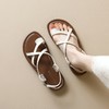 外穿平底罗马凉鞋女夏2025新款休闲沙滩鞋厚底凉拖鞋35到43大码 商品缩略图1
