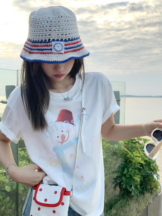 <曾小咸推荐>雪人印花短袖T 日常119.99/件 立减50 秒杀69.99/件！！ 商品图12