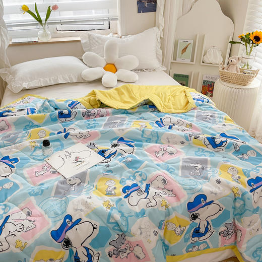 史努比史努比亲肤棉夏凉被  XHR 商品图1