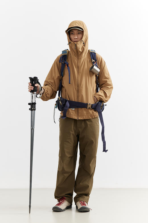 吃茶去chichaqu25速干防紫外线轻量连帽高领防晒服休闲户外山系 商品图2