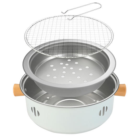 不锈钢烤炉子家用户外露营便携炭火烧烤架炭烤肉烤串围炉煮茶套装 商品图4