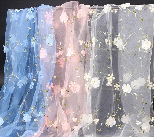 立体碎花网纱（1.5*0.5米） 商品图3