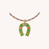 订购6周到｜MYA-BAY-MINI HORSESHOE-绿色 珐琅 迷你 马蹄铁 项链［比利时设计师］ 商品缩略图0