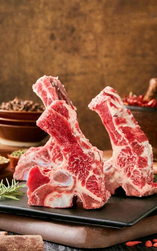 【顺丰包邮】99元秒杀5斤大黄鲜森阿根廷进口原切牛脊肋排肉界扛把子肥瘦相间贴骨带肉配料表干净基地直邮 商品图2