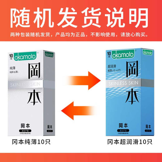 冈本避孕套超薄安全套0.01隐形裸入持久颗粒狼牙套计生用品女性byt 超薄入门【共10只】skin纯超薄10只 商品图7